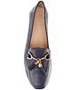 Color:Navy - Image 5 - Graysons Leather Tassel Loafers
