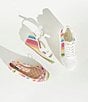 Color:Off White/Multi - Image 4 - Kyrin Leather Wedge Sandals
