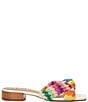 Color:Multi - Image 2 - Laizes Crochet Slide Sandals