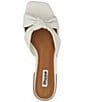 Color:White - Image 4 - Laizes Leather Slide Sandals