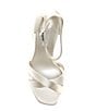 Color:Ivory - Image 5 - Malenas Satin Embellished Dress Sandals