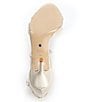 Color:White - Image 6 - Maribels Satin Criss Cross Dress Sandals