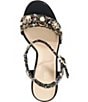 Dune London Mention Winter Boucle Ankle Wrap Dress Sandals - Image 4