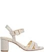 Dune London Merisa Metallic Fabric Dress Sandals - Image 2