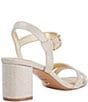 Dune London Merisa Metallic Fabric Dress Sandals - Image 3