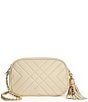 Dune London Premium Collection Chancery Leather Crossbody Bag, Color:Ecru - Image 1