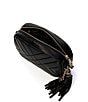 Dune London Premium Collection Chancery Leather Crossbody Bag, Color:Black - Image 3