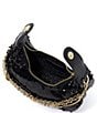 Color:Black - Image 3 - Sequin Hobo Bag