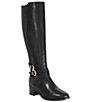 Dune London Tabbi Tall Leather Boots - Image 1