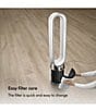 Dyson Purifier Cool Gen1 Air Purifier Tower Fan, Color:White/Silver - Image 7