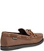 Color:Bomber Brown - Image 2 - Men's Yarmouth Bomber Leather Camp Moc Slip On