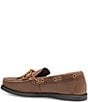 Color:Bomber Brown - Image 3 - Men's Yarmouth Bomber Leather Camp Moc Slip On