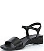 ECCO Astrid Leather Ankle Strap Wedge Sandals - Image 4
