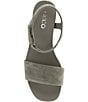ECCO Astrid Suede Ankle Strap Wedge Sandals - Image 5