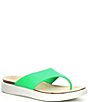Color:Toucan Neon - Image 1 - Corksphere Leather Thong Sandals