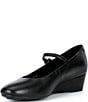 ECCO Elevate Leather Mary Jane Wedge Pumps - Image 4