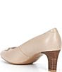 ECCO Elevated Leather Hardware Pumps - Image 3