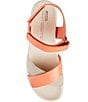 Color:Boral - Image 5 - Flowt Leather Wedge Platform Sandals