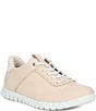 ECCO Gruuv Lite Leather Sneakers - Image 1