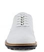 Color:White - Image 5 - Men's Classic Hybrid Water-Repellent Leather Golf Shoes