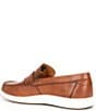 Color:Cognac - Image 3 - Men's Lite Leather Moc Penny Loafers