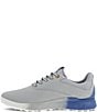 Color:Concrete/Retro Blue - Image 4 - Men's S-Three Waterproof Leather Golf Shoes