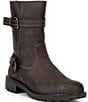 ECCO Metro Vienna Oiled Nubuck Biker Boots - Image 1
