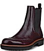 ECCO Metropole Oslo Leather Wingtip Chelsea Boots - Image 5