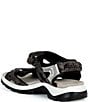 ECCO Offroad Yucatan Snake Print Leather Adjustable Strap Sandals - Image 3