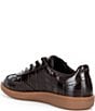 ECCO Soft 11 Croco Embossed Leather Lace Up Sneakers - Image 3
