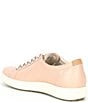 Color:Rose - Image 3 - Women's Soft 7 Suede Leather Lace-Up Sneakers