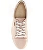 Color:Rose - Image 5 - Women's Soft 7 Suede Leather Lace-Up Sneakers
