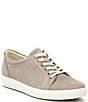 Color:Warm Grey Nubuck - Image 1 - Women's Soft 7 Suede Leather Lace-Up Sneakers