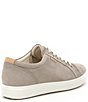 Color:Warm Grey Nubuck - Image 2 - Women's Soft 7 Suede Leather Lace-Up Sneakers