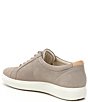 Color:Warm Grey Nubuck - Image 3 - Women's Soft 7 Suede Leather Lace-Up Sneakers