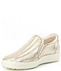 Color:Gold - Image 4 - Soft 7 Woven Leather Slip-On II Sneakers