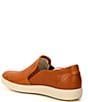 Color:Lion Beige - Image 3 - Soft 7 Woven Leather Slip-On II Sneakers