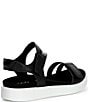 ECCO Soft Leather Banded Ankle Wrap Sandals - Image 2