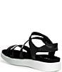 ECCO Soft Leather Banded Ankle Wrap Sandals - Image 3