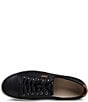 Color:Black - Image 6 - Women's Soft VII Leather Lace-Up Sneakers