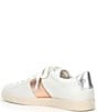 Color:White Bronze - Image 3 - Women's Street Lite Retro Lace-Up Leather Sneakers