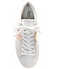 Color:White Bronze - Image 5 - Women's Street Lite Retro Lace-Up Leather Sneakers