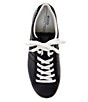 Color:Black - Image 5 - Women's Street Lite Retro Lace-Up Leather Sneakers