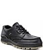 Color:Black - Image 1 - Track II Low Leather Hiking Oxfords