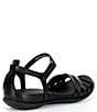 ECCO Women's Flash Leather Ankle Wrap Sandals - Image 2