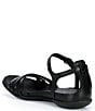ECCO Women's Flash Leather Ankle Wrap Sandals - Image 4