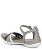 ECCO Women's Flash Leather Ankle Wrap Sandals - Image 5
