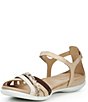 ECCO Women's Flash Multi Leather Ankle Wrap Sandals - Image 4