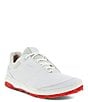 Color:White/Hibiscus - Image 1 - Women's Golf Biom Hybrid 3 Leather Golf Shoes