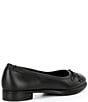 Color:Black - Image 2 - Sculpted LX 15 Bow Ballerina Leather Flats